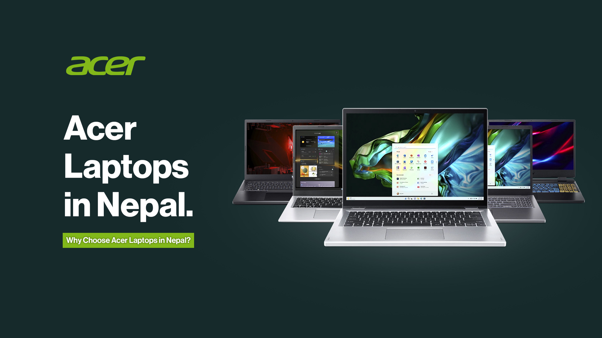 Acer Laptops in Nepal 2024 l Find Your Perfect Acer Laptops in Nepal!